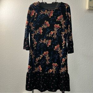 The Pioneer Woman Black Floral Knit Dress Size XL (14-16)